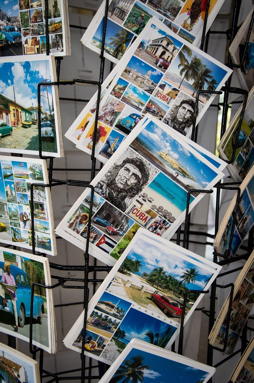 postcards, souvenir, souvenir products, cuba, summer, nature, beach, vacation, resort, che guevara, revolution